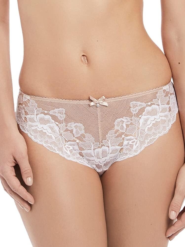 Fantasie Marianna Brazilian Brief Latte Size XXL 18 20 2XL Beige White Lace 9205