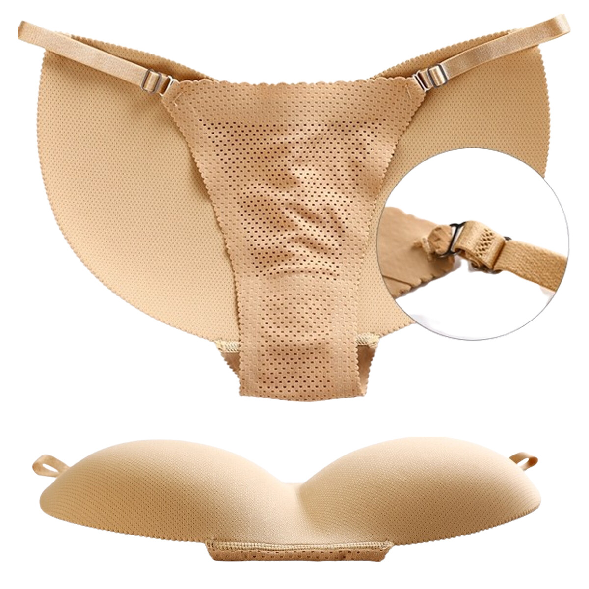 Women Padded Buttock Shapewear Underwear Briefs Knickers Bum Lift Enhancer Pants