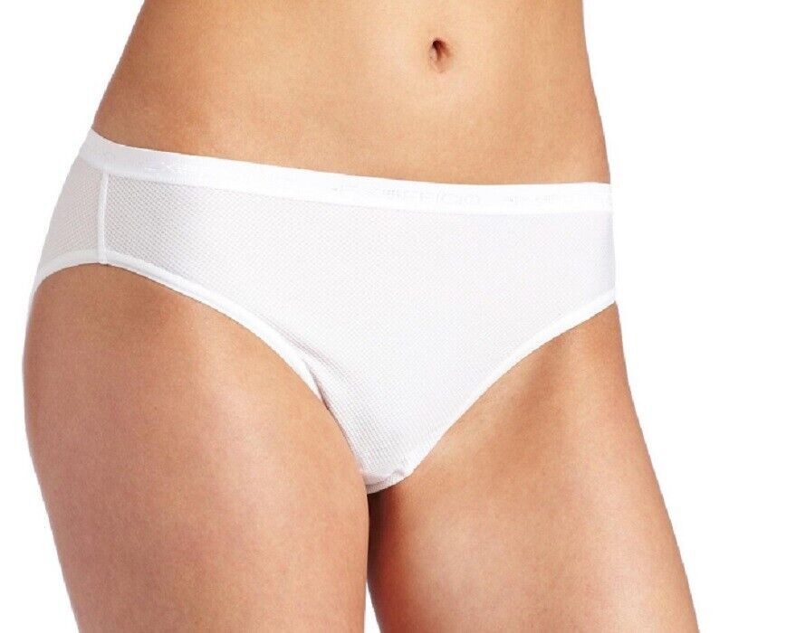 New Ex Officio Womens Give -N- Go Bikini Brief White Underwear Panties XS