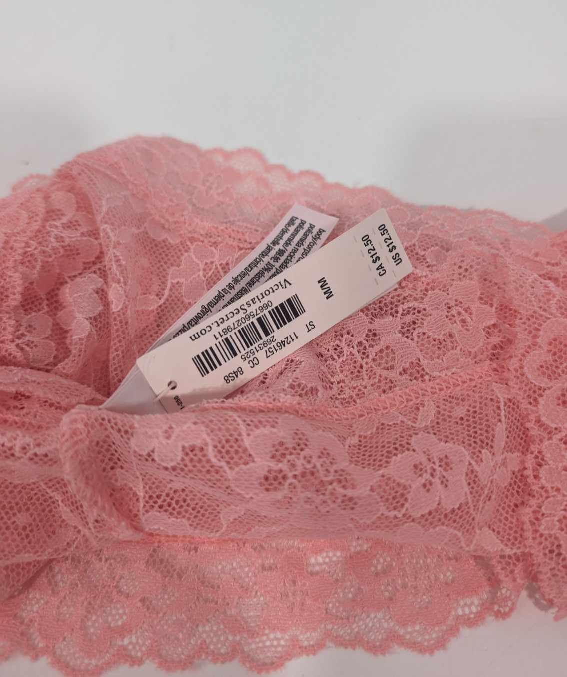 Victoria’s Secret the Lacie Cheeky Panty Medium NEW Women Sheer VS posey lace