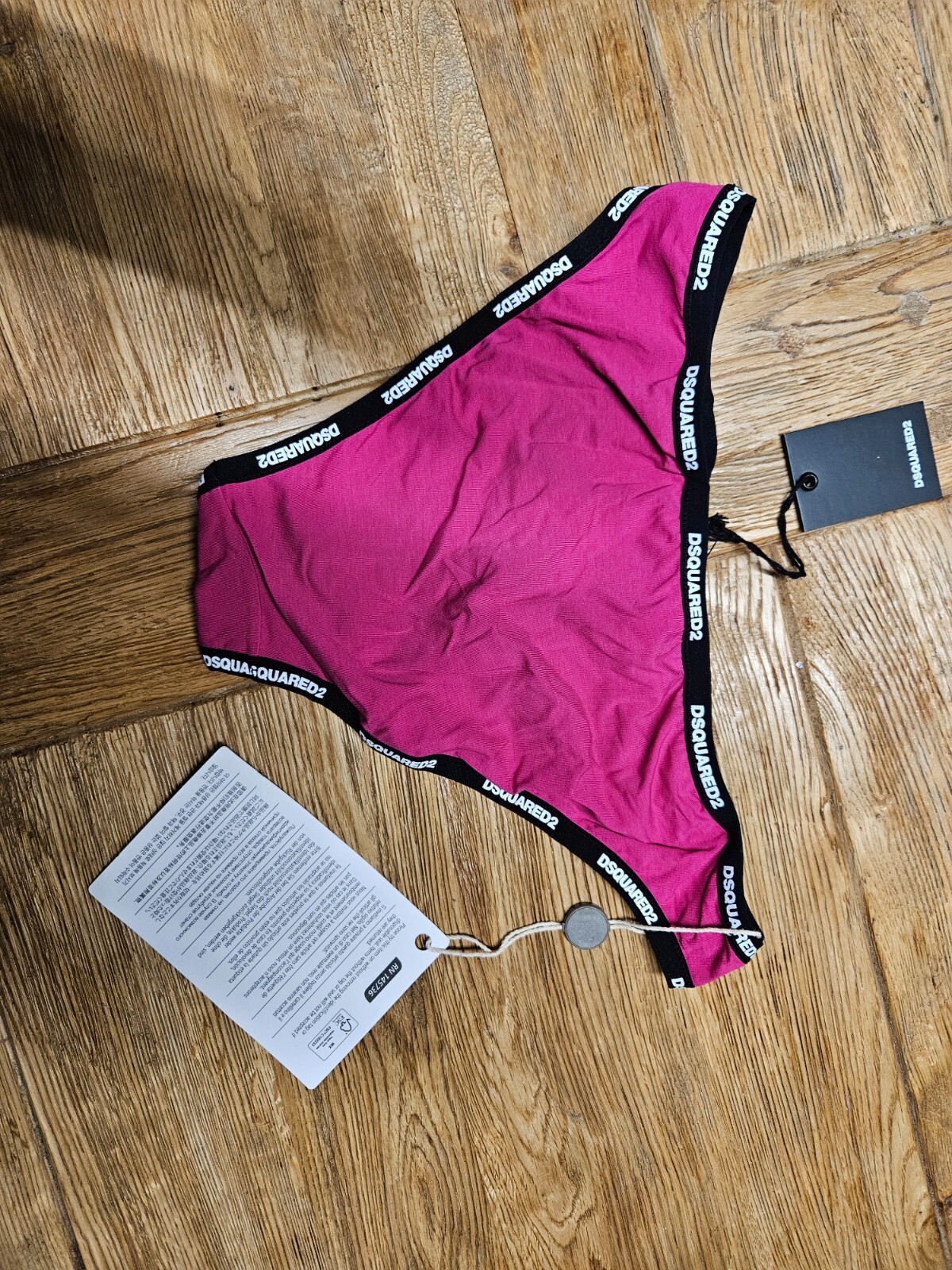 DSQUARED 2, UNDERWEAR,BRIEF, panties, size I,dark pink, ORIGINAL,BRAND NEW