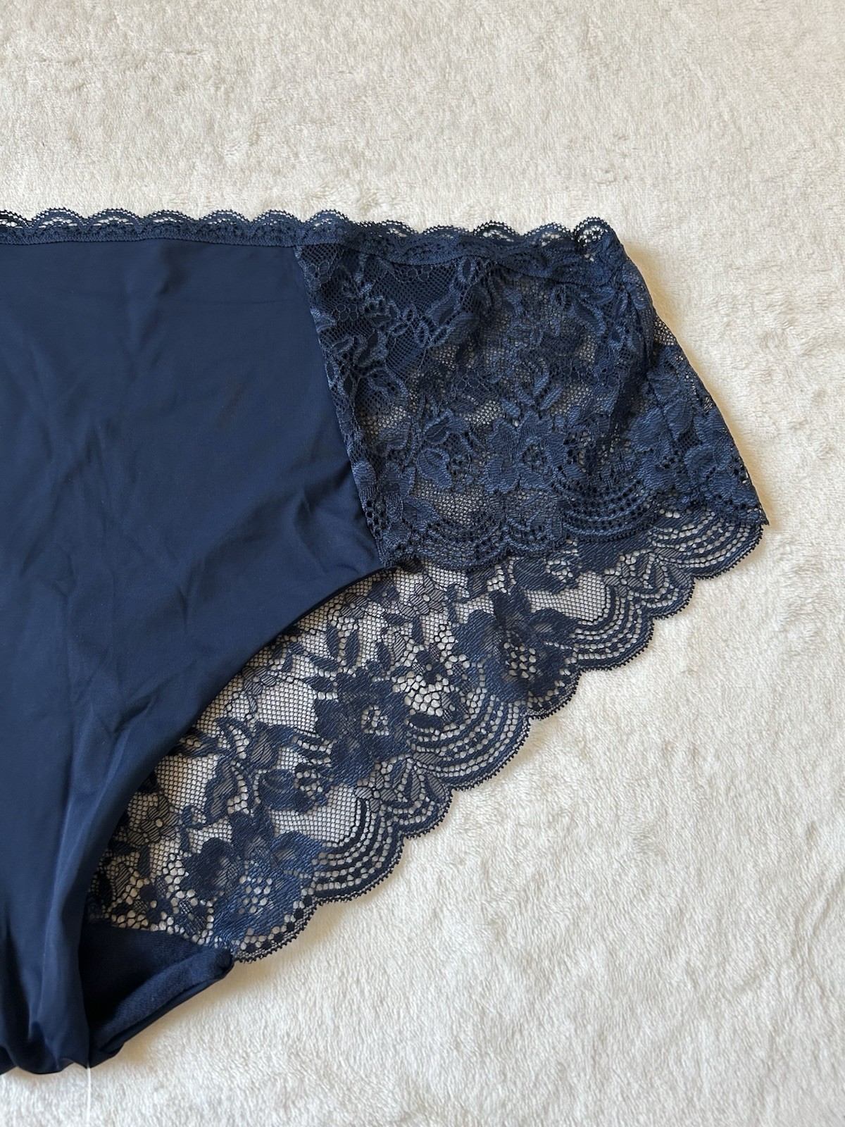 Joyspun Womens Assorted Microfiber & Lace Hipster Panties 3-Pack Sz XXXL (22)NWT