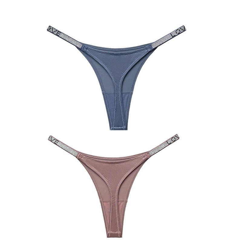 2 Pack Lot Sexy Womens Panties Thongs String Bikinis Underwear Briefs Lingeries