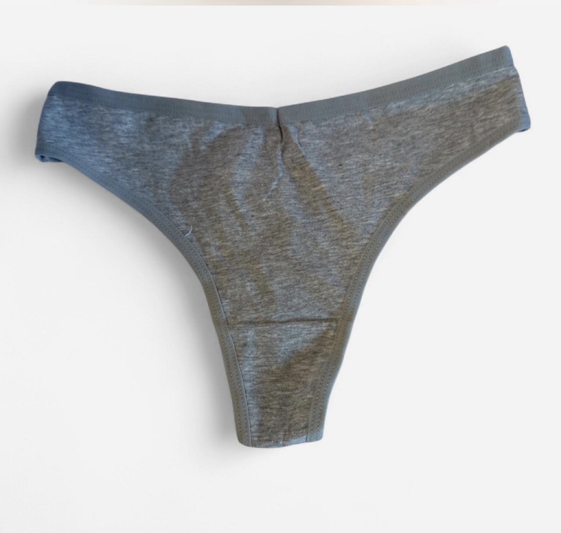 Women’s Thong/String Panties 5-Pack Size XS Multicolor 95% Cotton/5% Elastane
