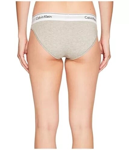 Calvin Klein A7218 Underwear Cotton Bikini Panty Grey Heather Women’s XS New