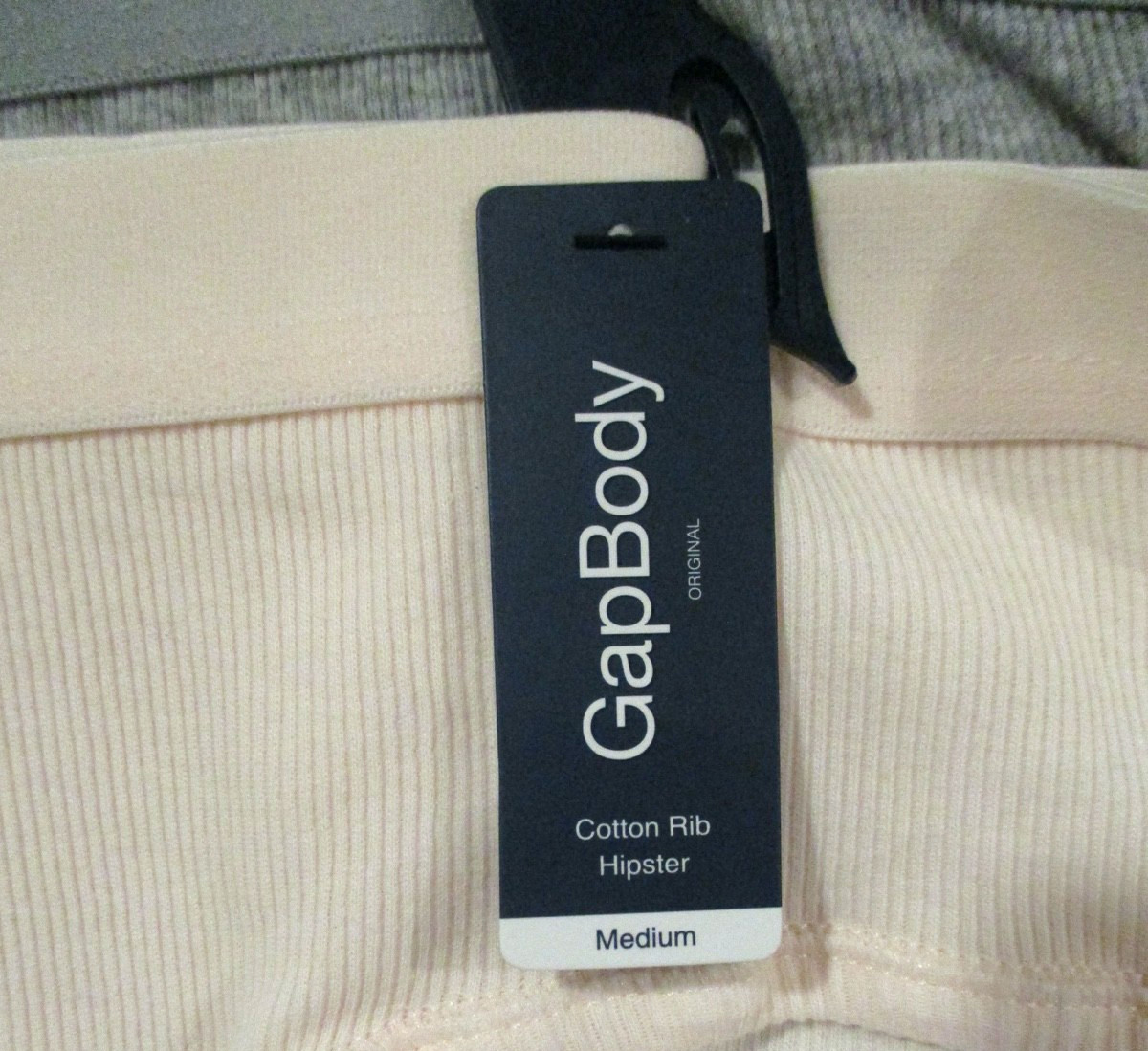 GapBody Hipster panties 5 Pair finely ribbed cotton size Medium