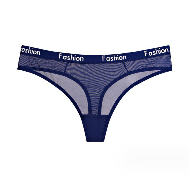 6 PCS Women Sexy Panties Thong G string High Cut Sheer Ladies Underwear