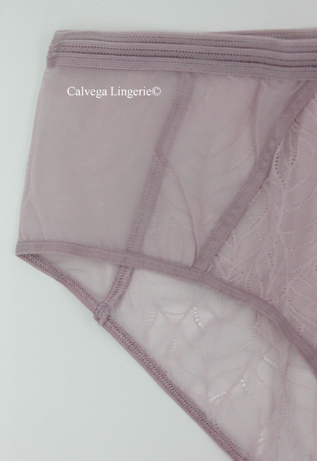 NWT Chantelle C69840 “Marceau” Embroidered Lace / Mesh Boyshorts, Hipster, Lilac