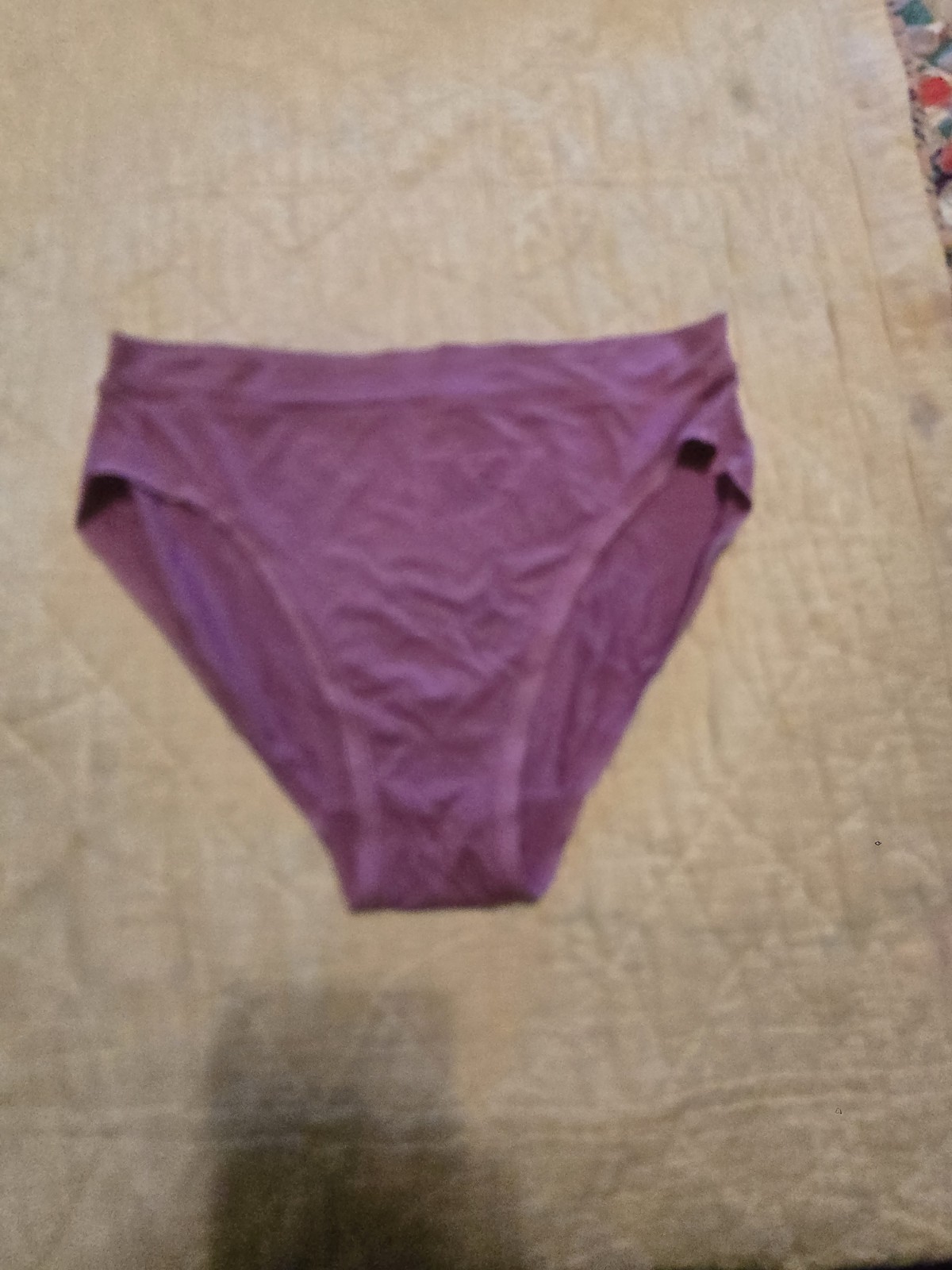 NWOT Duluth Trading Co Purple Tencel Modal/Spandex Purple Medium Hi-Cut Panty