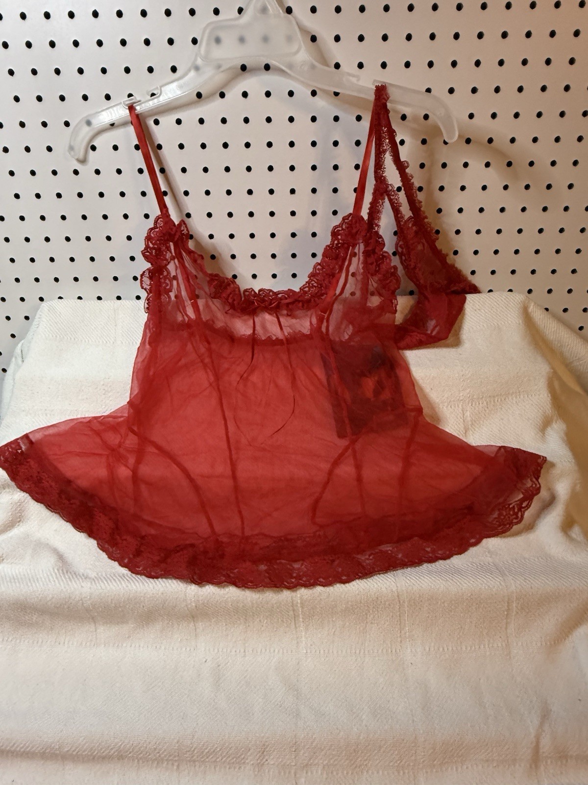 🎄 Women’s Extreme Fantasy Lingerie New With Tag Red Medium Set