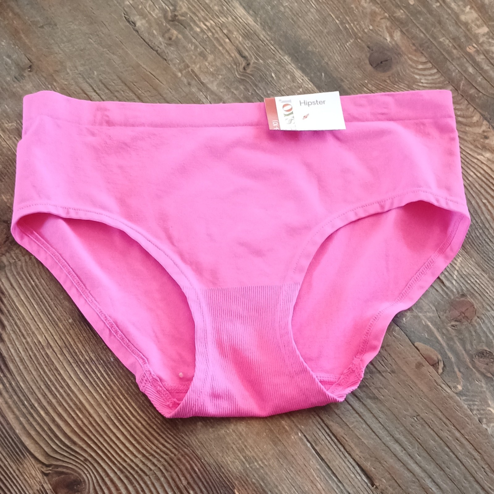 Women’s Joyspun Hipster Panties Pink Solid Regular Size M (8-10)
