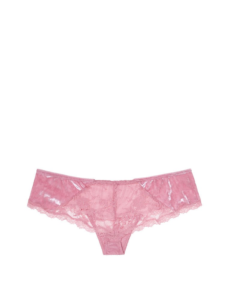 Victoria’s Secret Dream Angels Velvet Thong Panty Dusty Rose