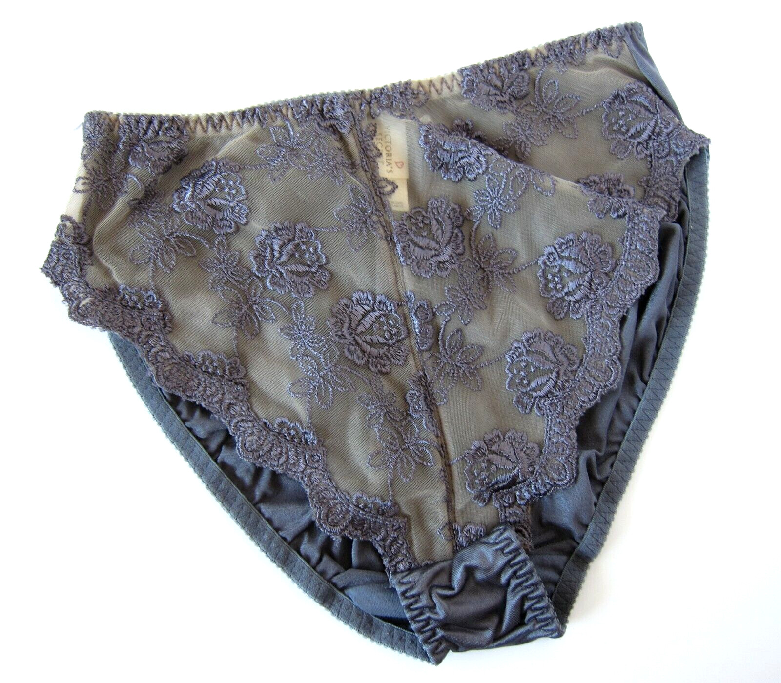 NEW Victoria’s Secret VINTAGE 90s Lace & Silky Satin-y Brief Panties MEDIUM
