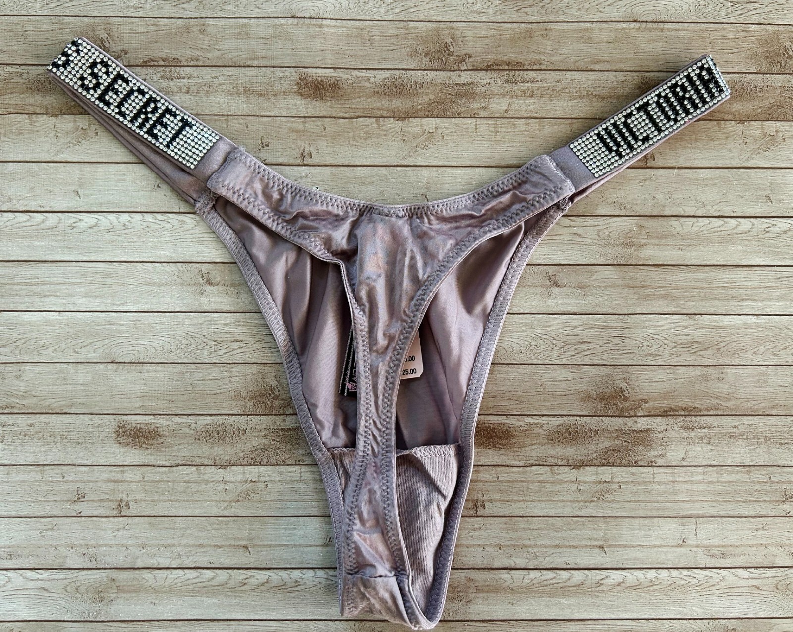 NWT Victoria’s Secret Very Sexy Bombshell Shine Strap Thong Panty XL
