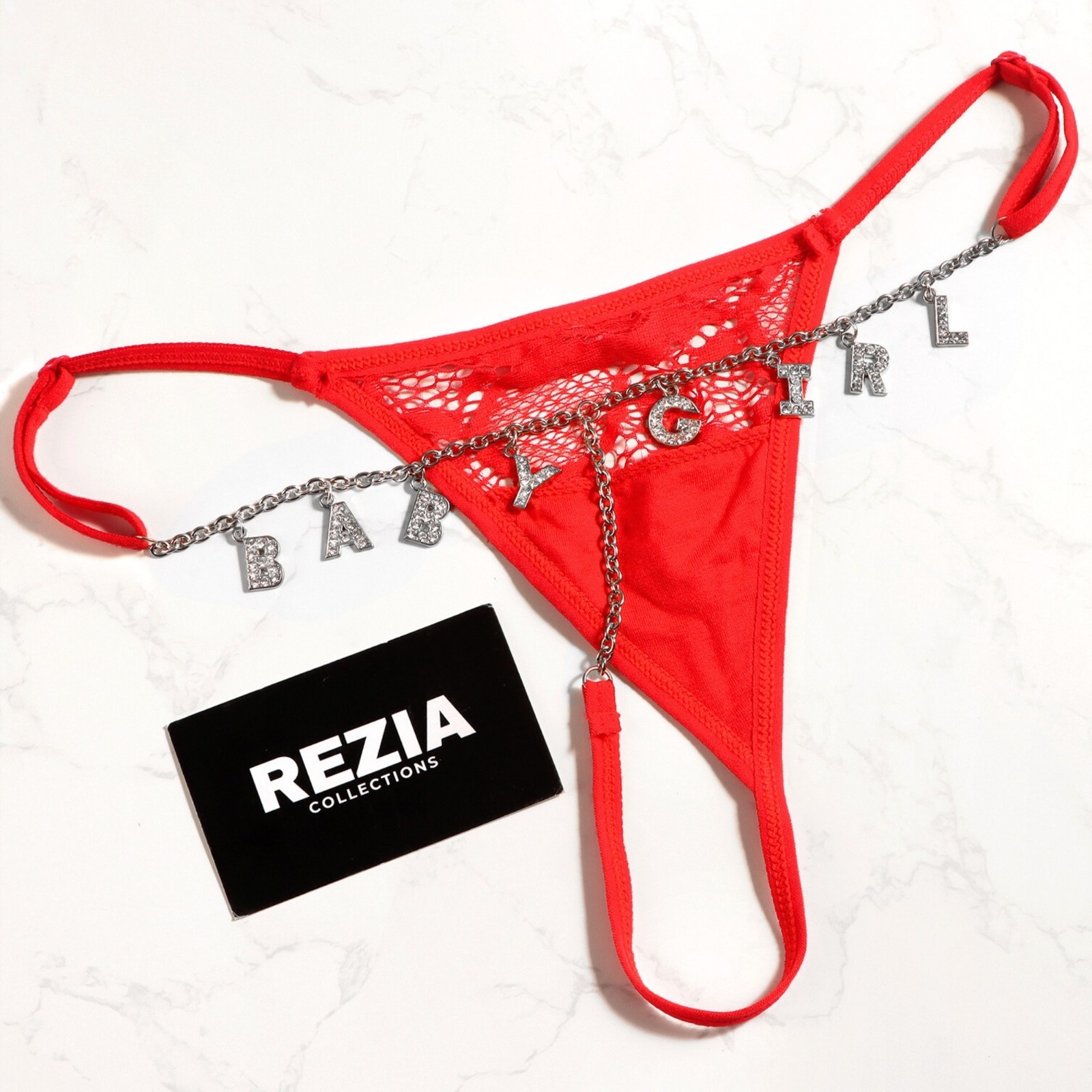 Custom Name Thong Sexy Panties With Crystal Letter Lingerie Custom Underwear