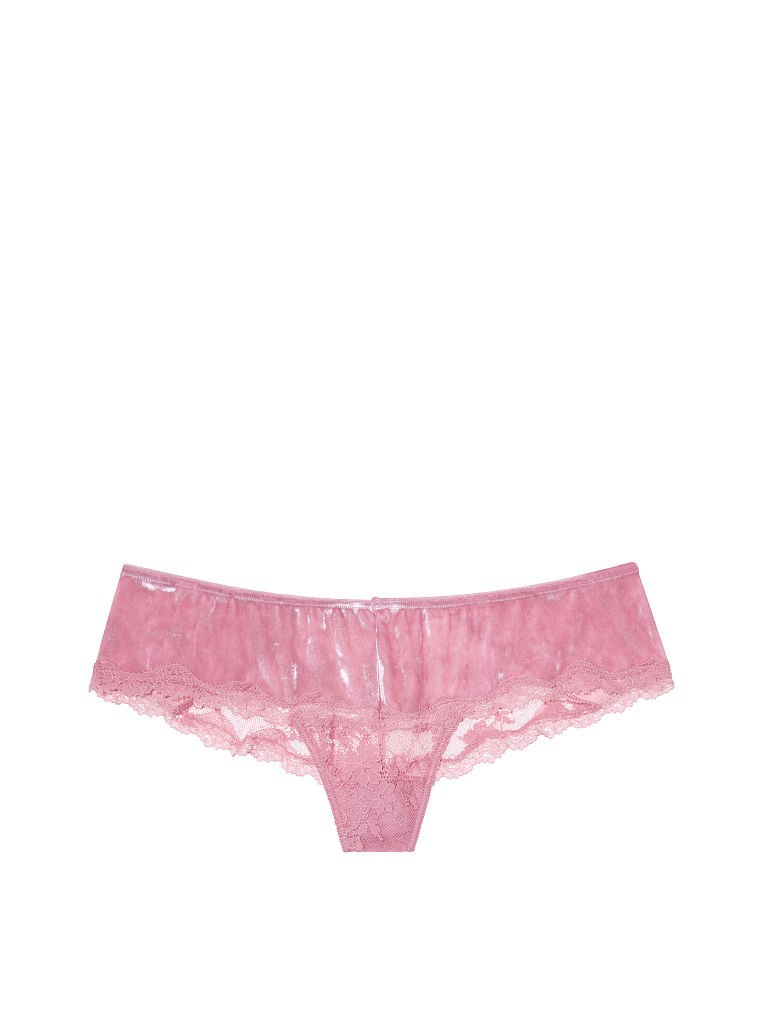 Victoria’s Secret Dream Angels Velvet Thong Panty Dusty Rose