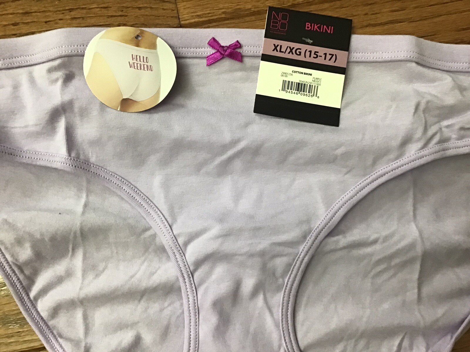 NWT NOBO No Boundaries Bikini Panties Size XL (LOT OF 3 Pairs) (C42-2)