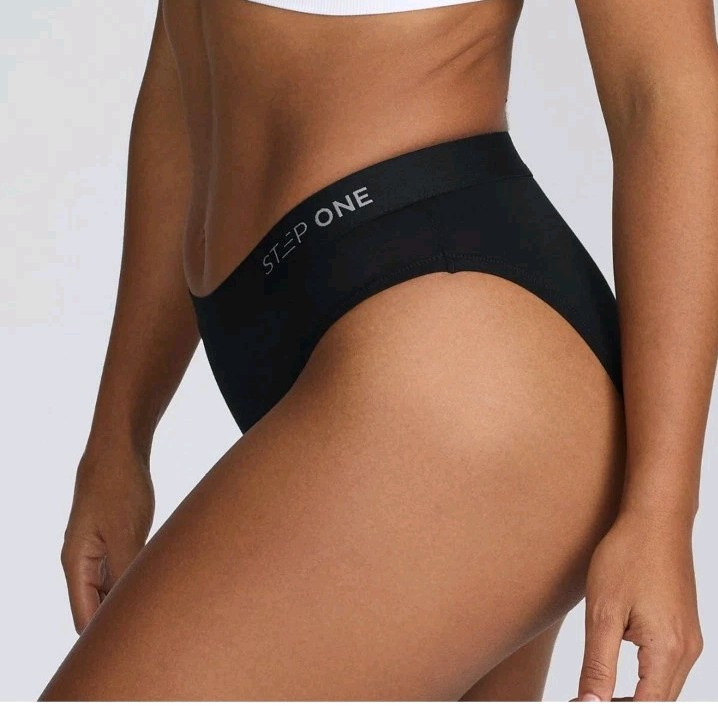 Step One Bikini Brief XL Tap Shoe Black Bamboo Soft BNWT Unopened