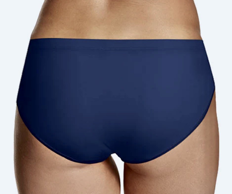 MAIDENFORM Barely There Invisible Eclipse Navy Bl Bikini Panty Womens S L XL 2XL