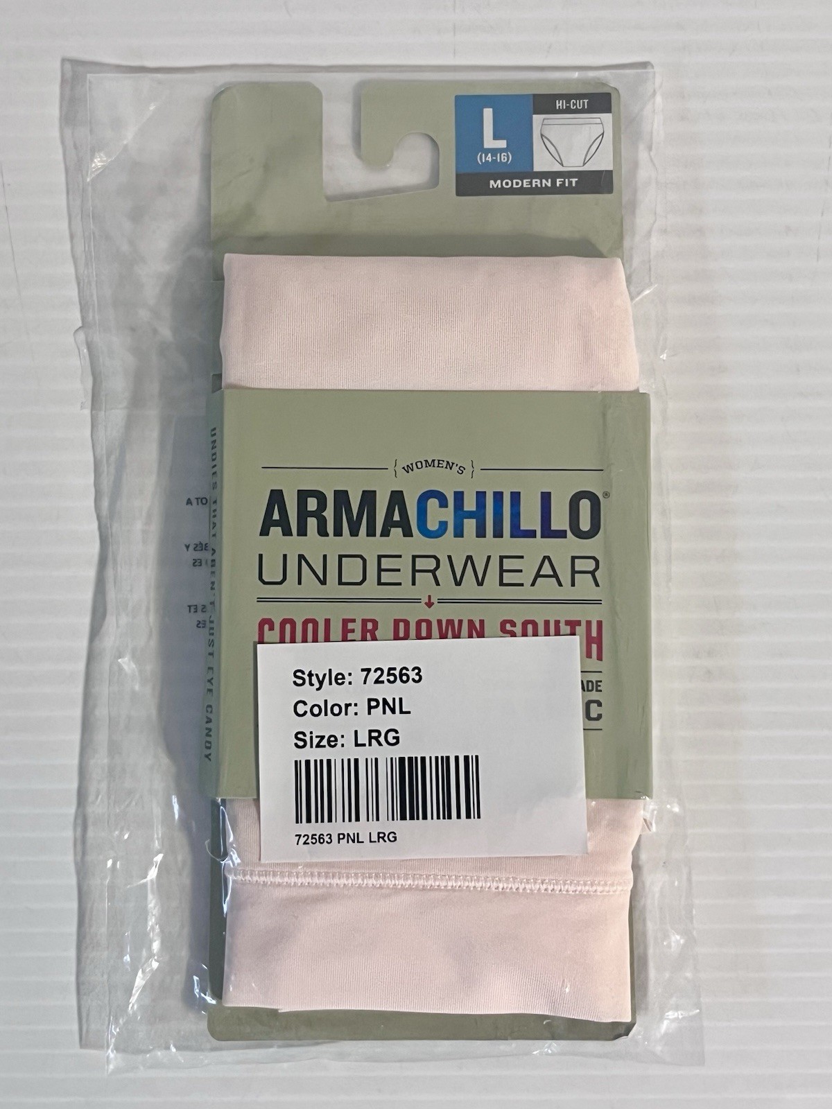 Duluth Women’s Armachillo Cooling Underwear Hi-Cut Brief/ Pink LARGE (14-16)