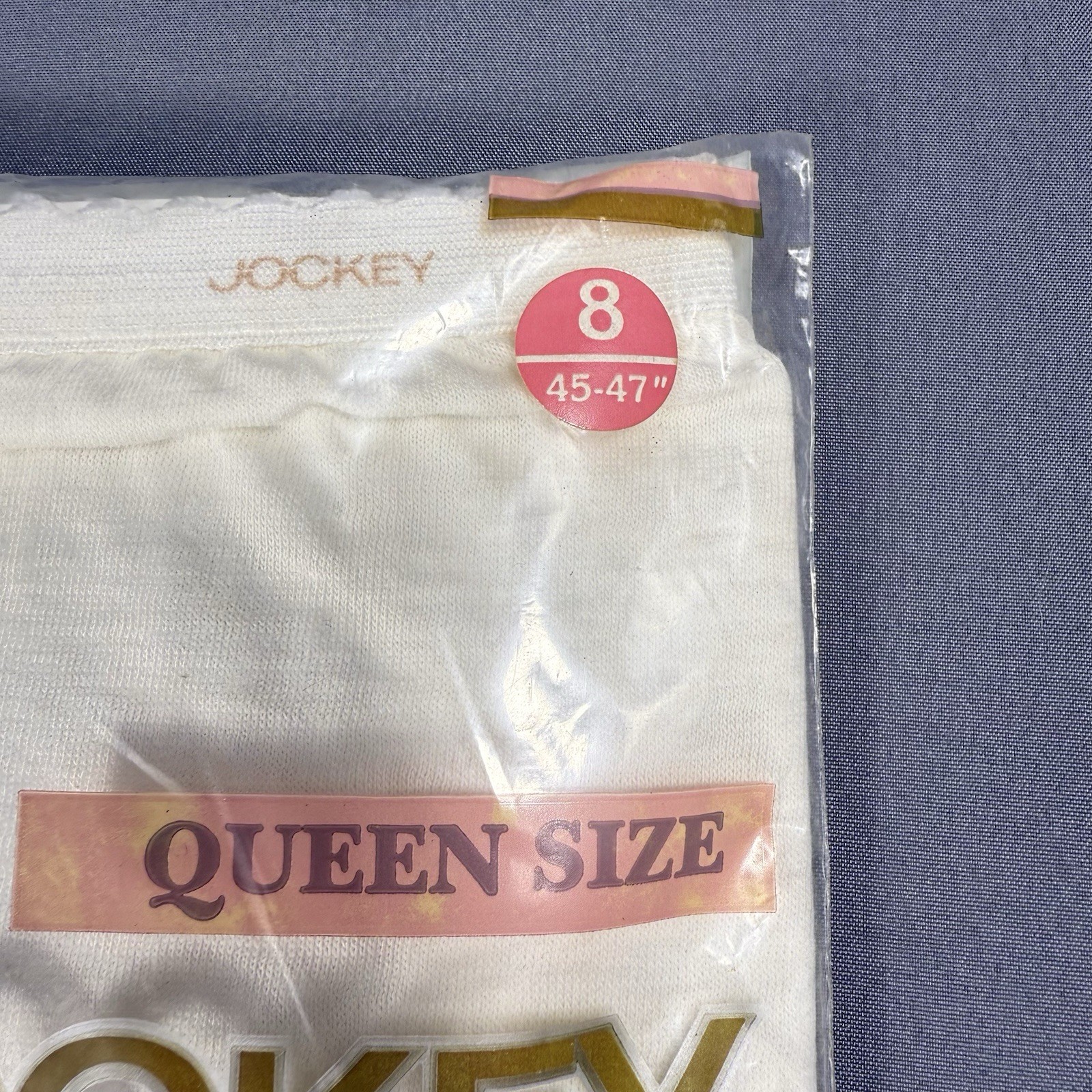 Vtg 1987 Jockey & 1999 Hanes Her Way Cotton HiCut Briefs White 4 Pair Size 8 NOS