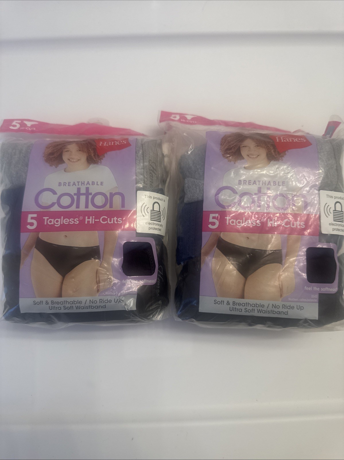 2 Pack Hanes 8/XL 14- 16 Underwear 5 Pack Hi-Cuts Breathable / No Ride Up $20