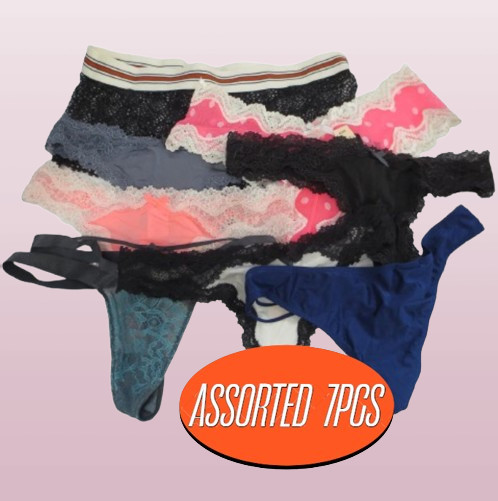 VICTORIA’S SECRET & PINK PANTIES ASSORTED STYLES NWT SIZE: X-SMALL 7PCS SET