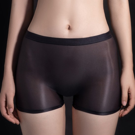 3 Pack Lot Sexy Womens See Through Sheer Panties Boyshorts Underwear Lingeries