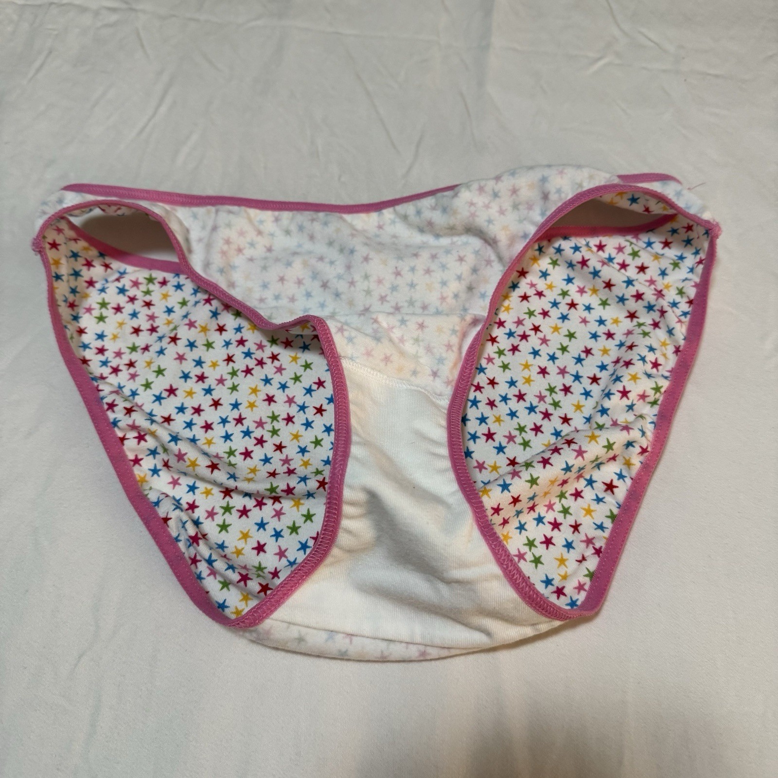 VTG Y2K Victoria’s Secret PINK NWT Multicolor Star Print Bikini Panty Size Small