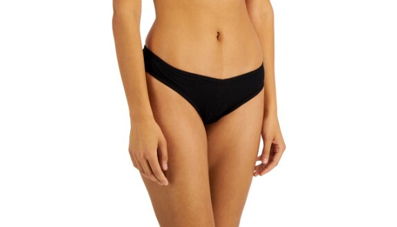 Jenni Women’s Ribbed Hipster Underwear-Black SW230400-411