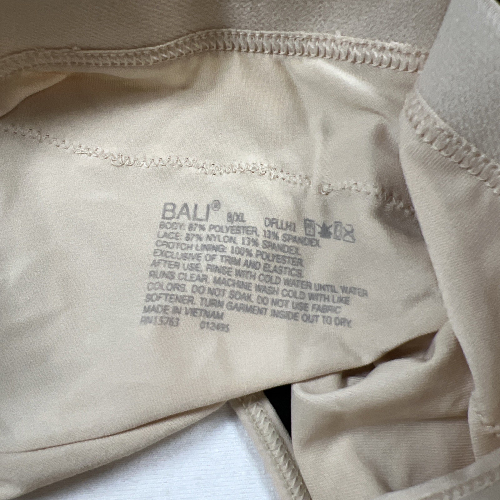 Bali Women Confident Light Leak & Period Protection Hi Cut Panty Beige Size XL/8