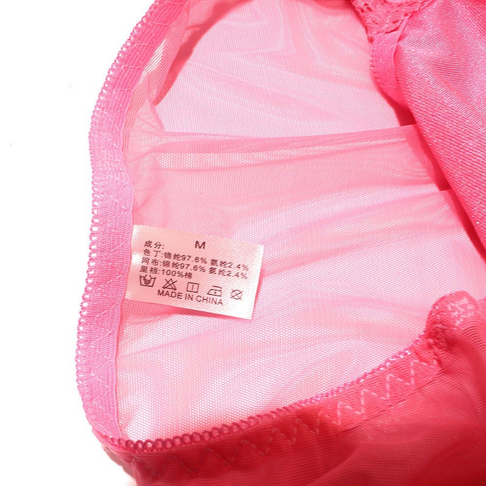Satin Soft Underwear Lightweight Breathable Sexy Briefs Traceless Knickers