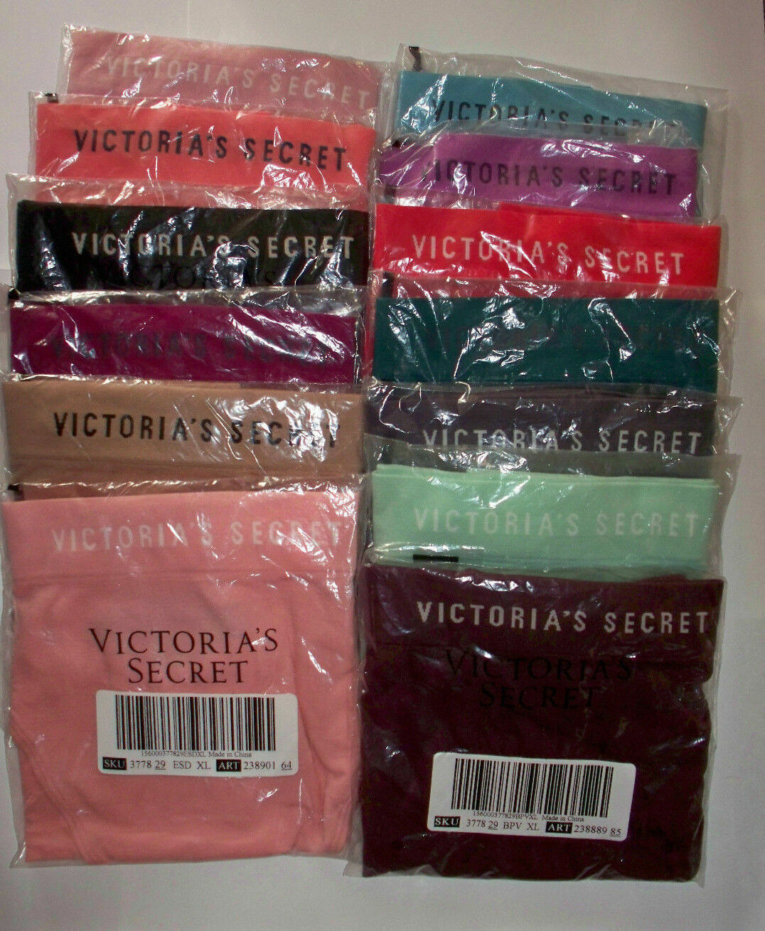 L Grey White Stripe SEAMLESS NO SHOW Victorias Secret High-Leg Waist Brief Panty