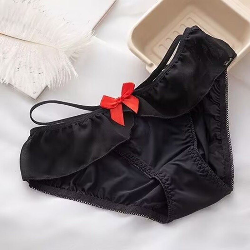 Japanese Cute Girls Bow Panties Briefs Lolita Kawaii School Underwear Underpants