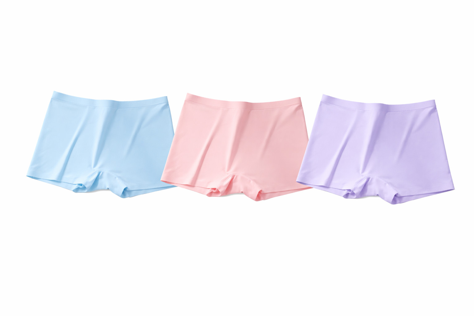 Ladies Seamless Boxer Shorts Ice Silk Panties Womens Underwear Briefs 3/6 Packs