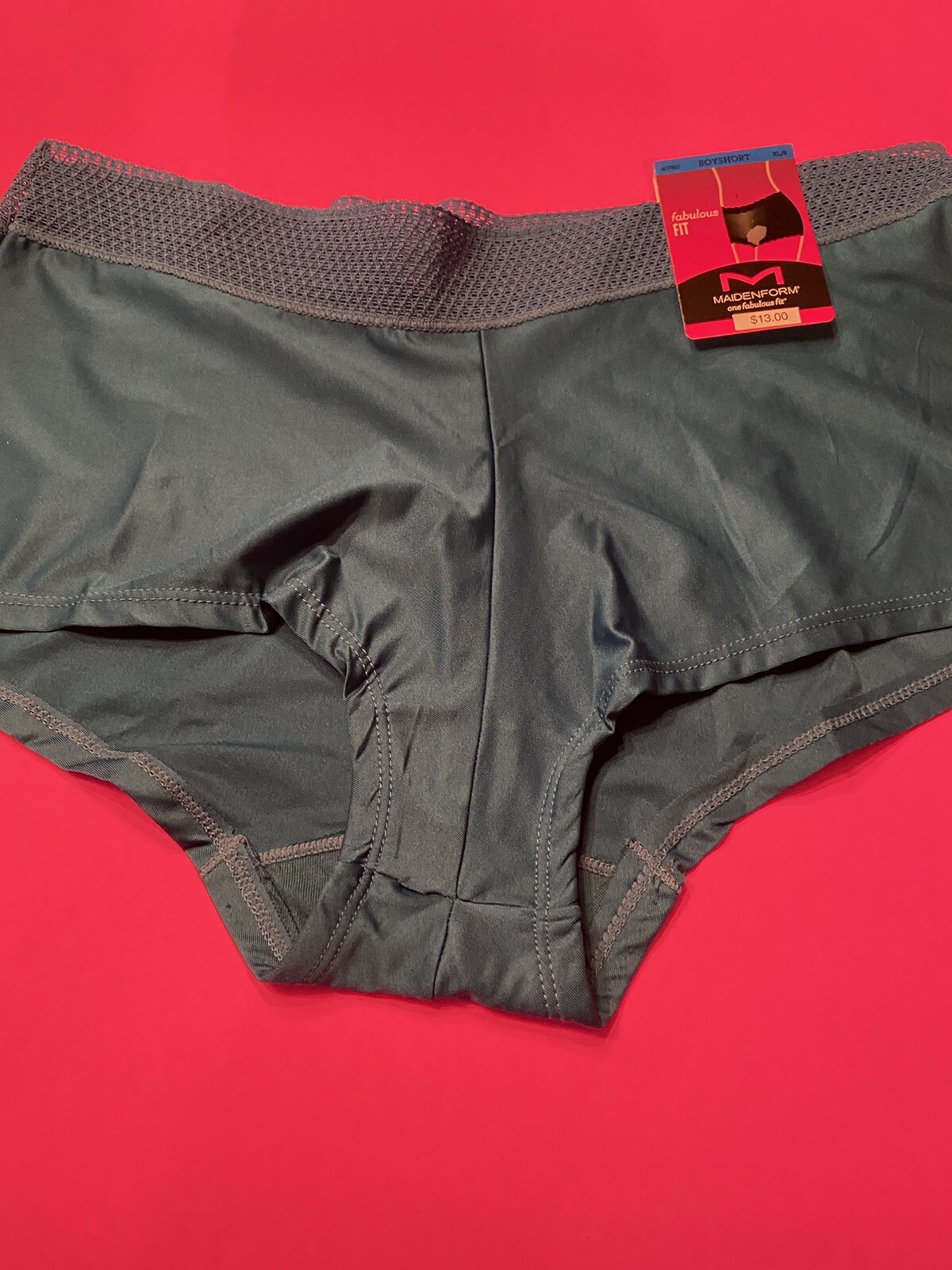 NEW! Maidenform Teal BOYSHORT Panties/ X-LARGE/ Size 8