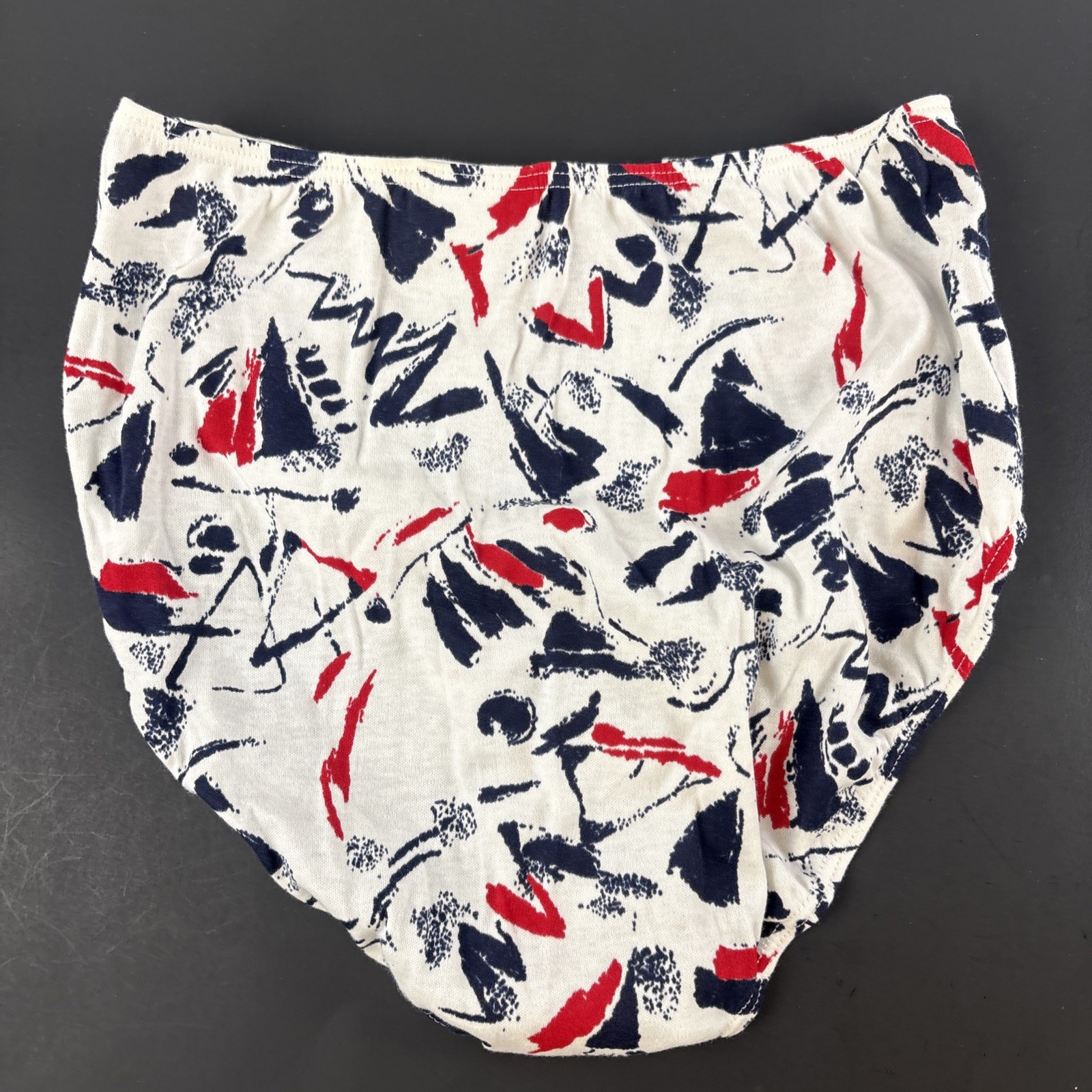 Sweet Spot Blue, White and Red Women’s Cotton/Polyester Panties Size Large New