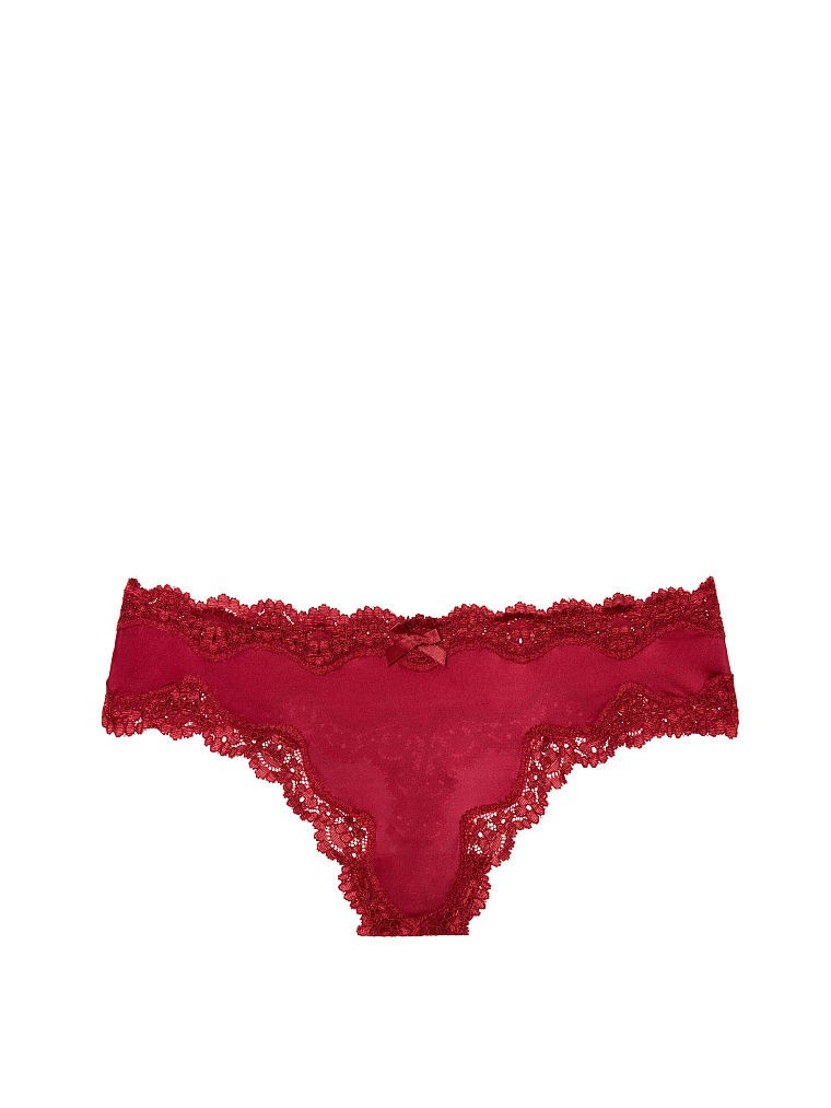 Victoria’s Secret Very Sexy Lace-Trim Thong Panty Deep Red
