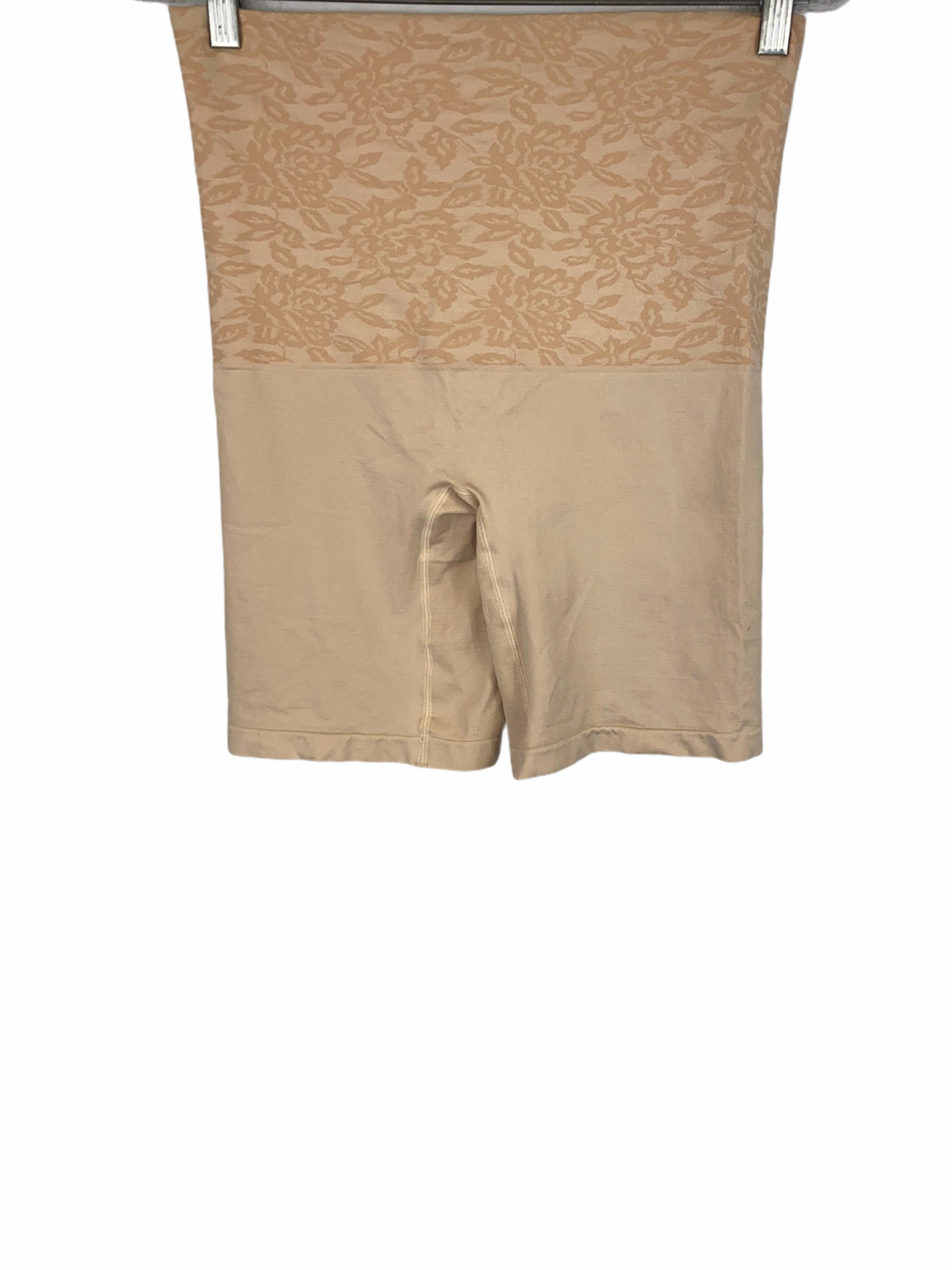 Breezies Women’s Pull-on Seamless Long Leg Control Panty Sunbeige 1X Plus Size