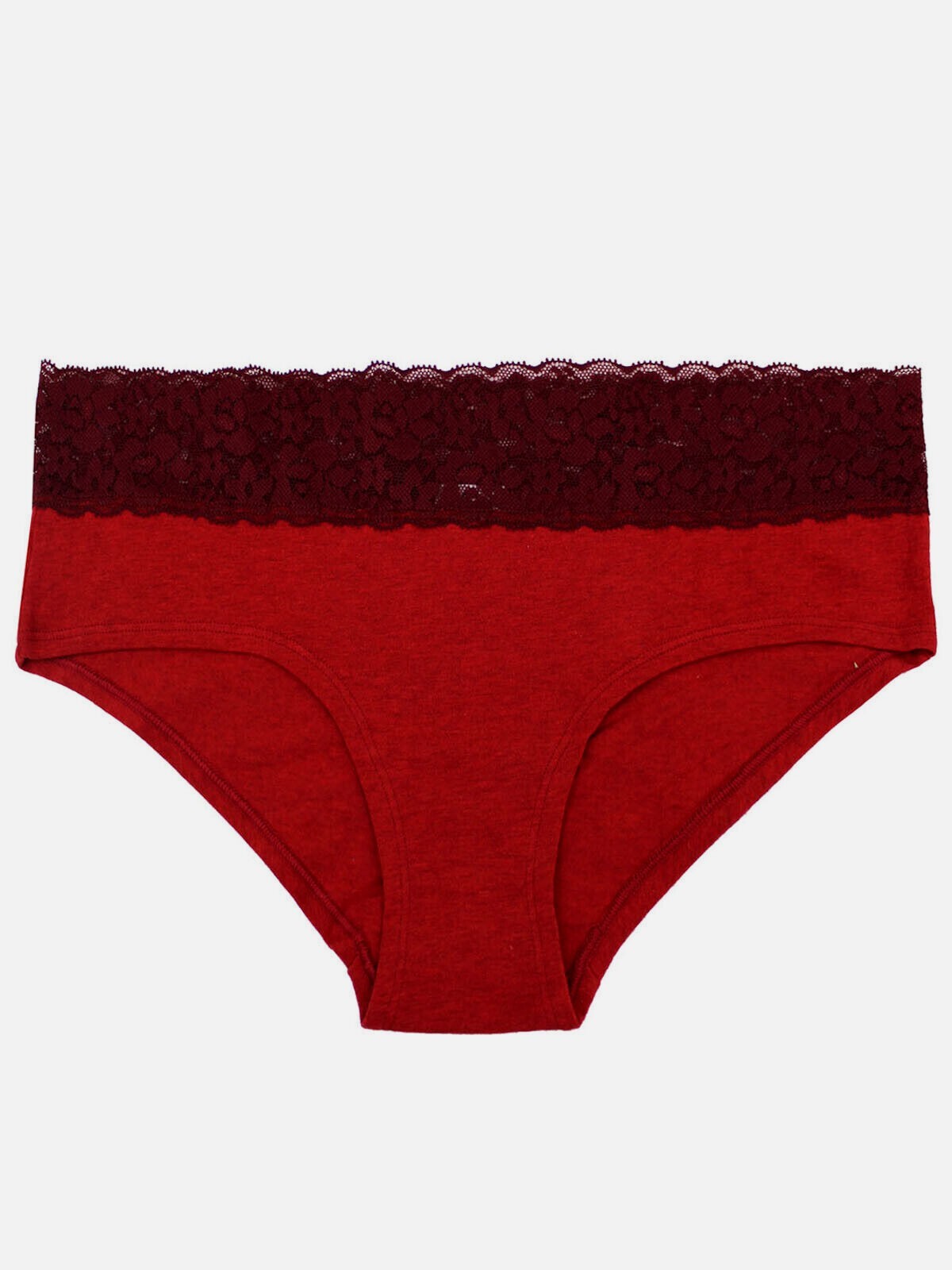 La Senza Red Contrast Lace Trim Boyshort/Knickers/Briefs – Sizes S, M, L, XL