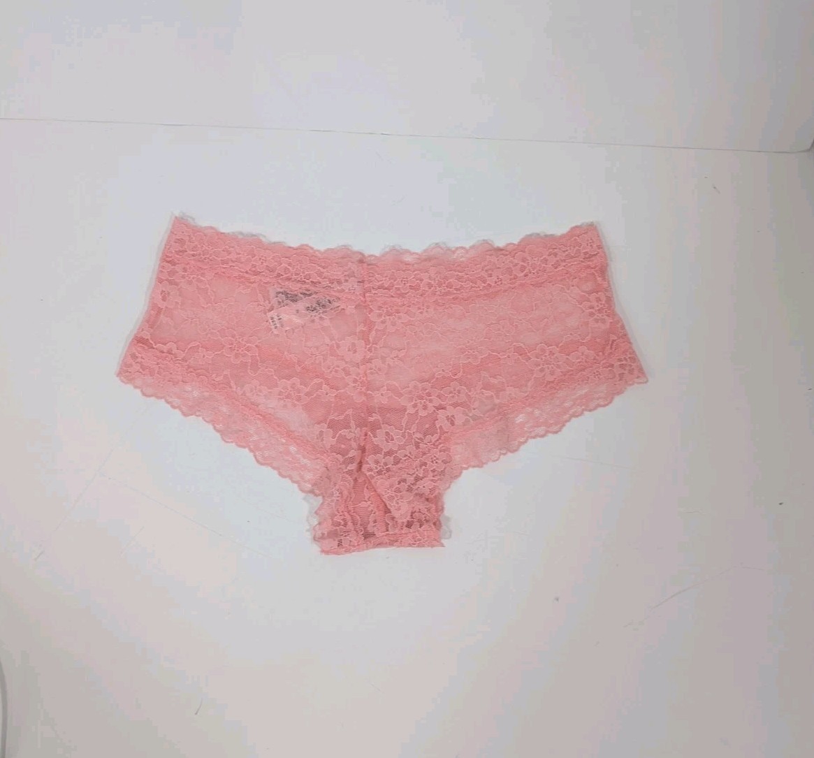 Victoria’s Secret the Lacie Cheeky Panty Medium NEW Women Sheer VS posey lace