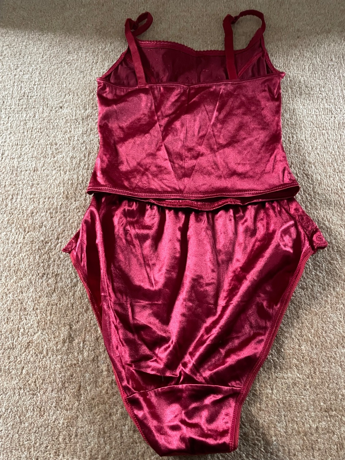 Next Ladies Red Cami & Knickers Set – Good Condition – size 10-12