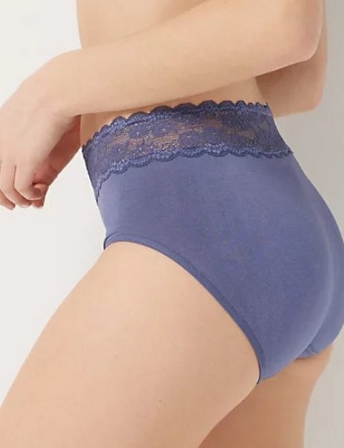 Breezies Sunbeige Nude Seamless Comfort Full Brief with Lace New Panty