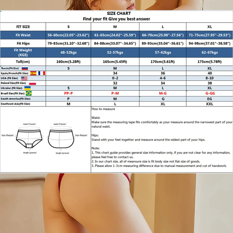 Low Rise Thong Panties Cotton Seamless Stretch Breathable Adjustable Fit 3PCS