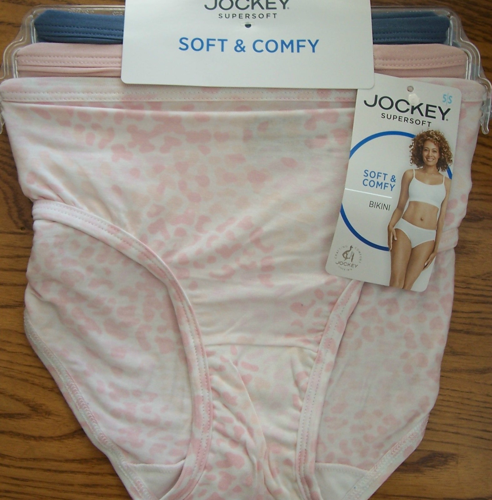 3 JOCKEY Supersoft Bikinis Soft & Comfy Panties Size 5 6 7 9
