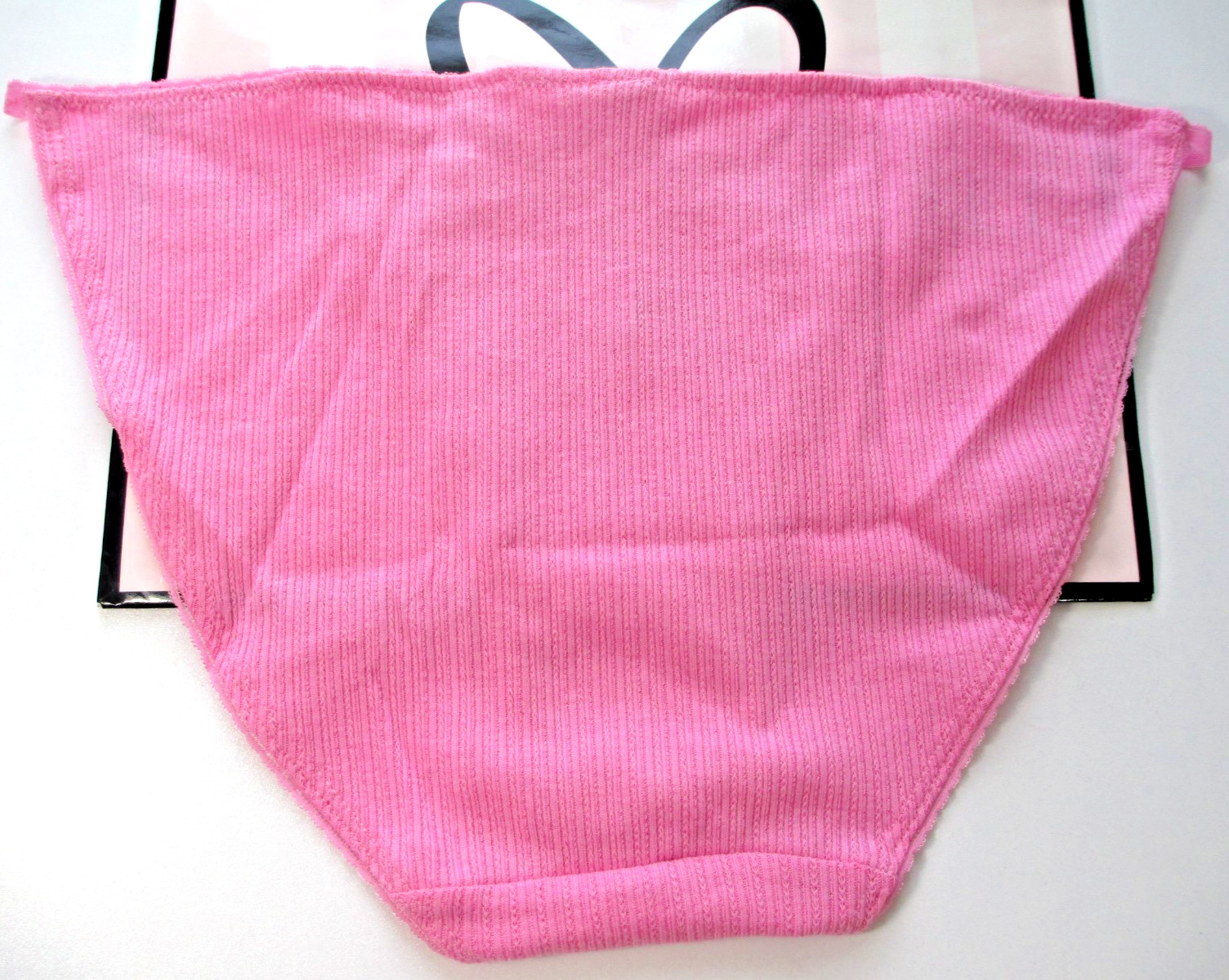 VICTORIA’S SECRET Cotton String Bikini Panty S M L XL Pink NWT Pointelle VS Lace