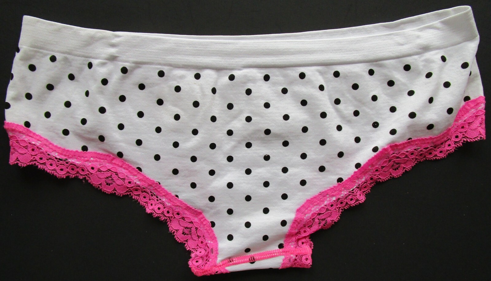 Sexy Curves Intimates Nylon Blend Lace Trimmed Hipster Pantie Size Large NWT