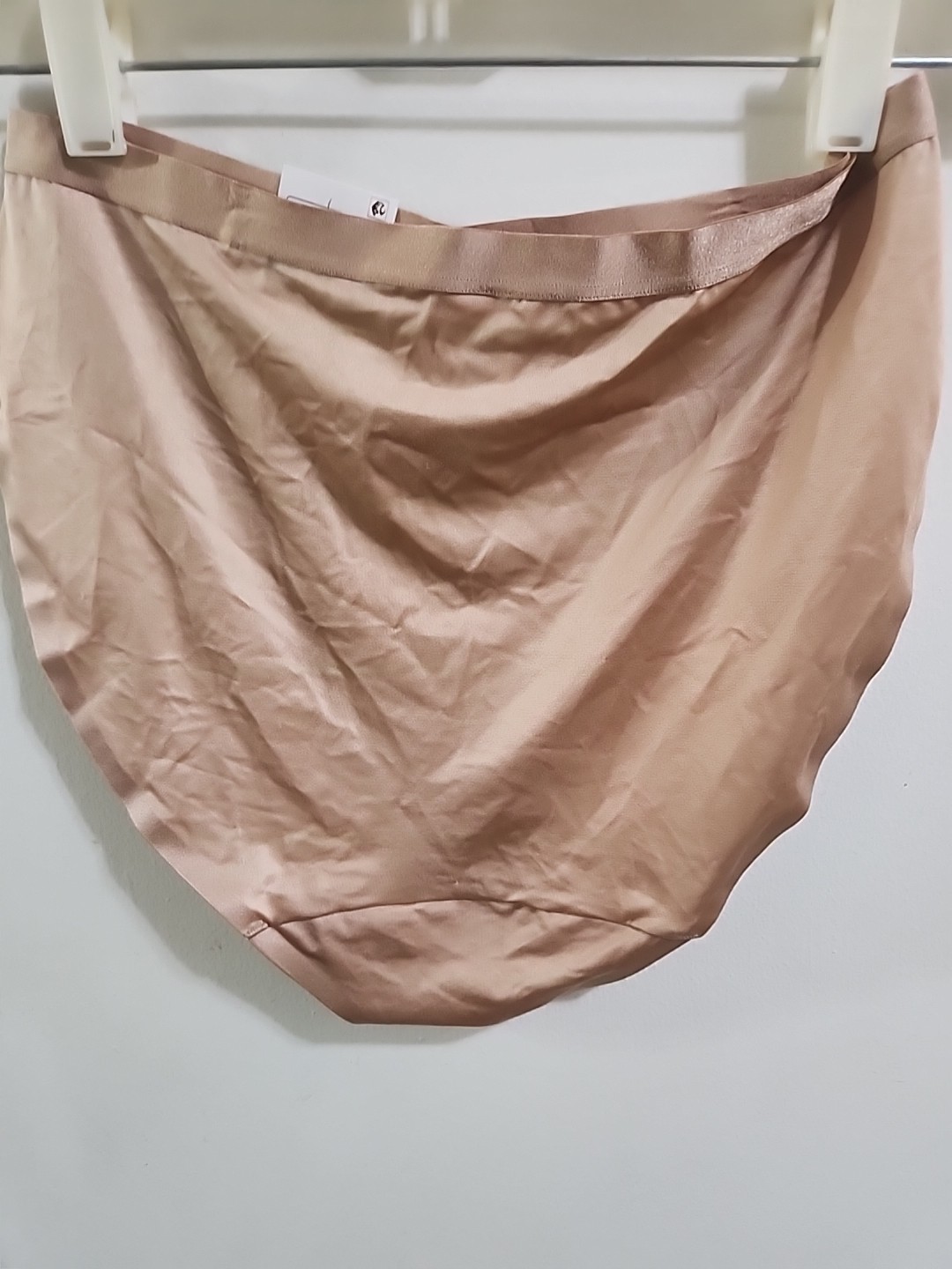 Wacoal 871397 Inner Sheen B-Smooth Seamless High Cut Brief Taupe Size L
