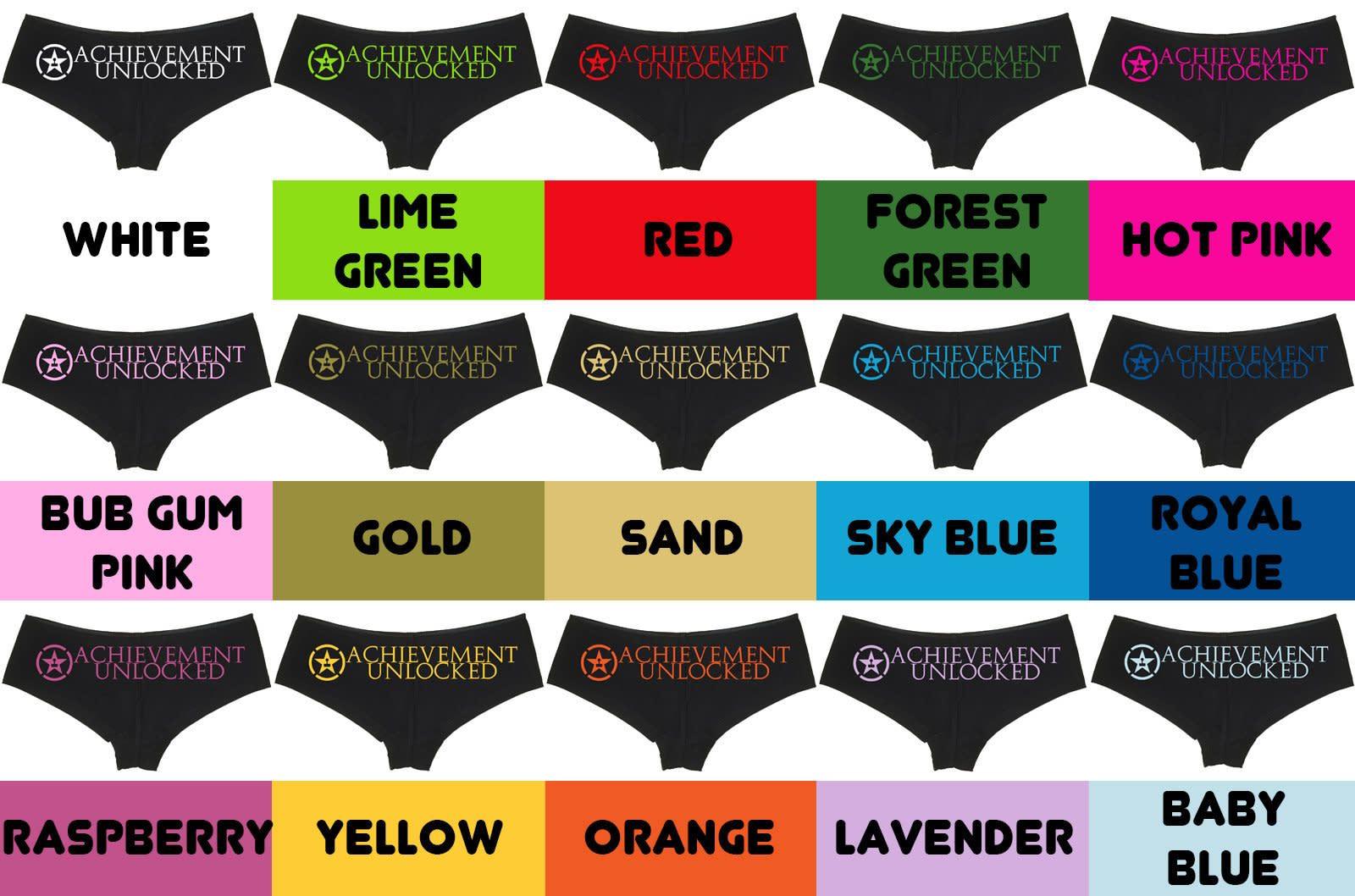 ACHIEVEMENT UNLOCKED RPG wargaming magic gaming video gamer nerdy underwear sexy