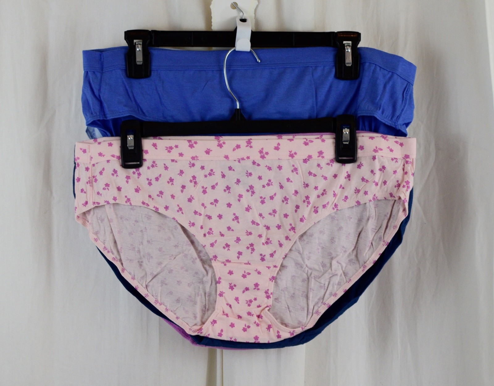 Hanes Womens 6 PACK Organic Cotton Panties Underwear Multicolor Size 9/2XL